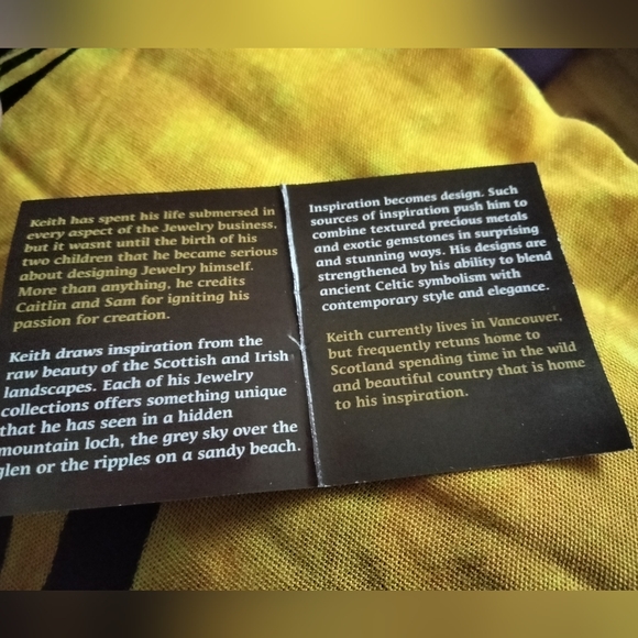 Keith Jack Cradle of Life Sterling Silver Necklace & 10k rose gold Trinity Knot - Picture 3 of 4